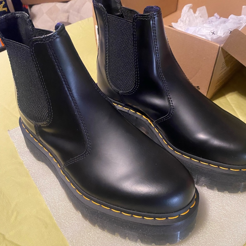 Dr. Martens Black Quad Chelsea boots
